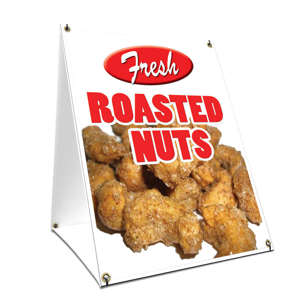 Roasted Nuts Yard Sign & Stake outdoor plastic coroplast window
