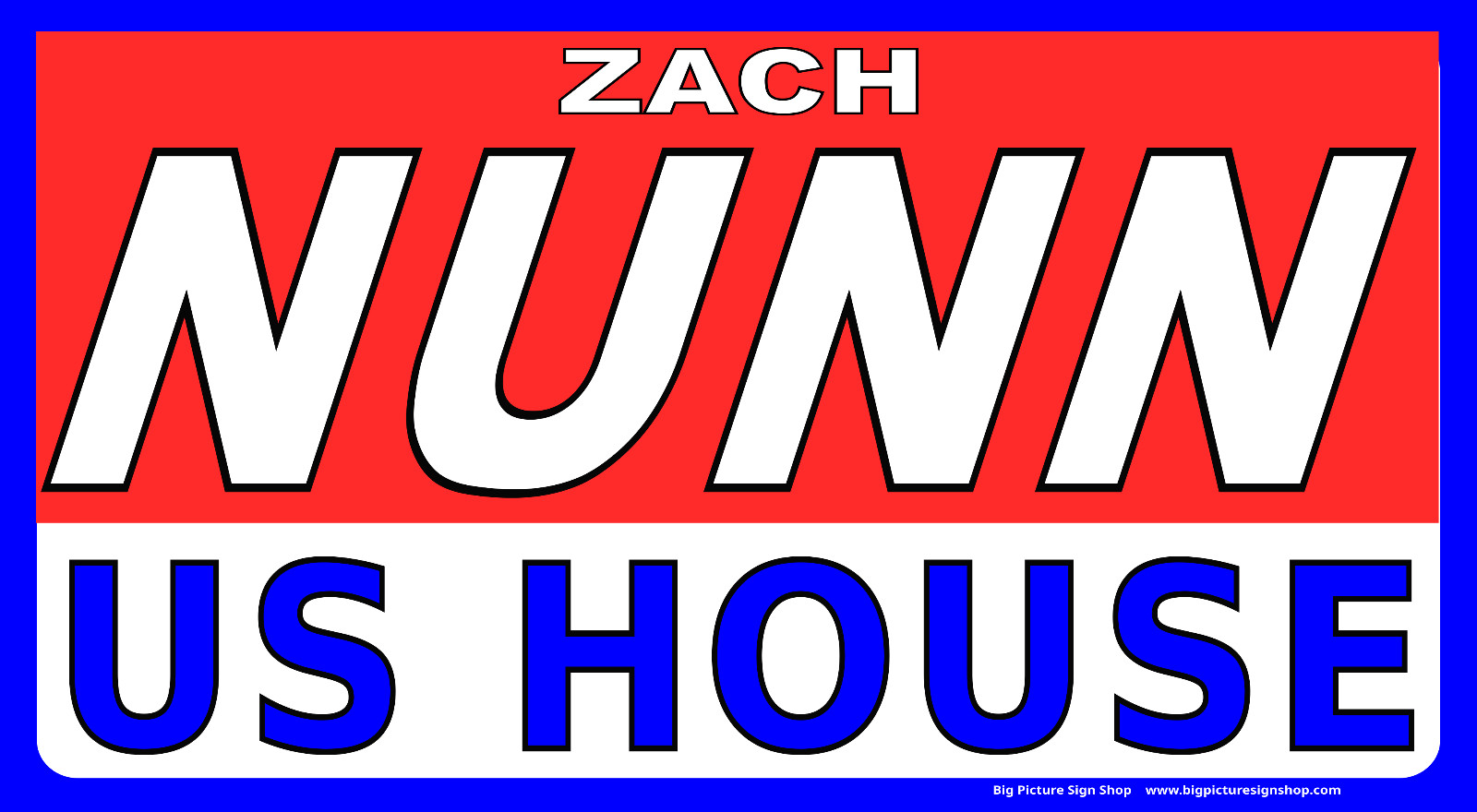 ZACH NUNN US HOUSE IOWA – Vinyl BANNER – HUGE – USA MADE – FAST SHIP – rdovwh