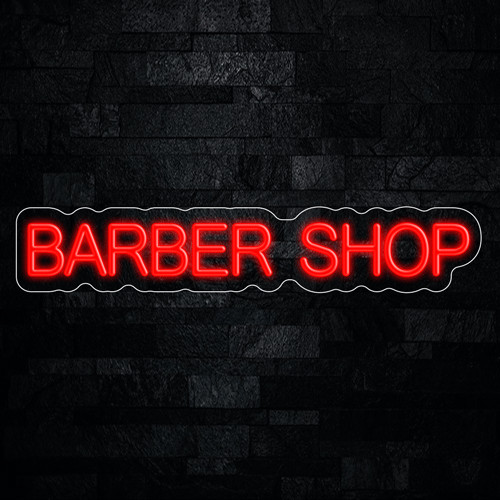 Barber Shop LED Neon Sign 27″L x 5″H #32933