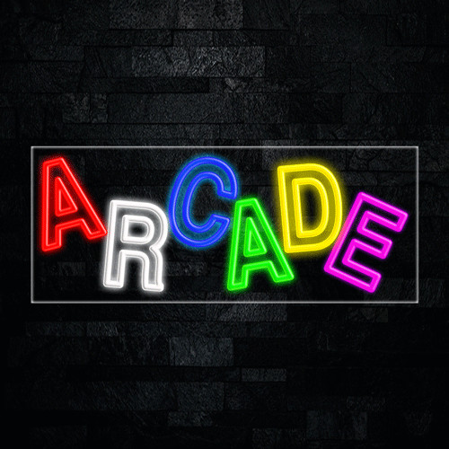 Arcade LED Neon Sign 30″L x 12″H #31175