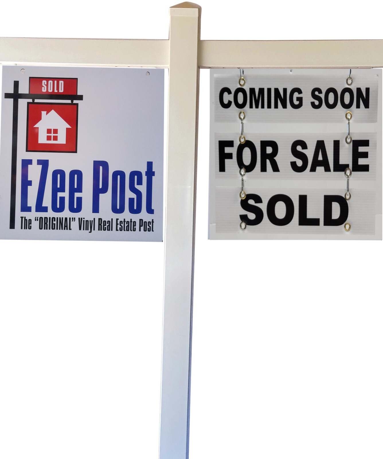 Real Estate Sign Post Kit Corcovado- White