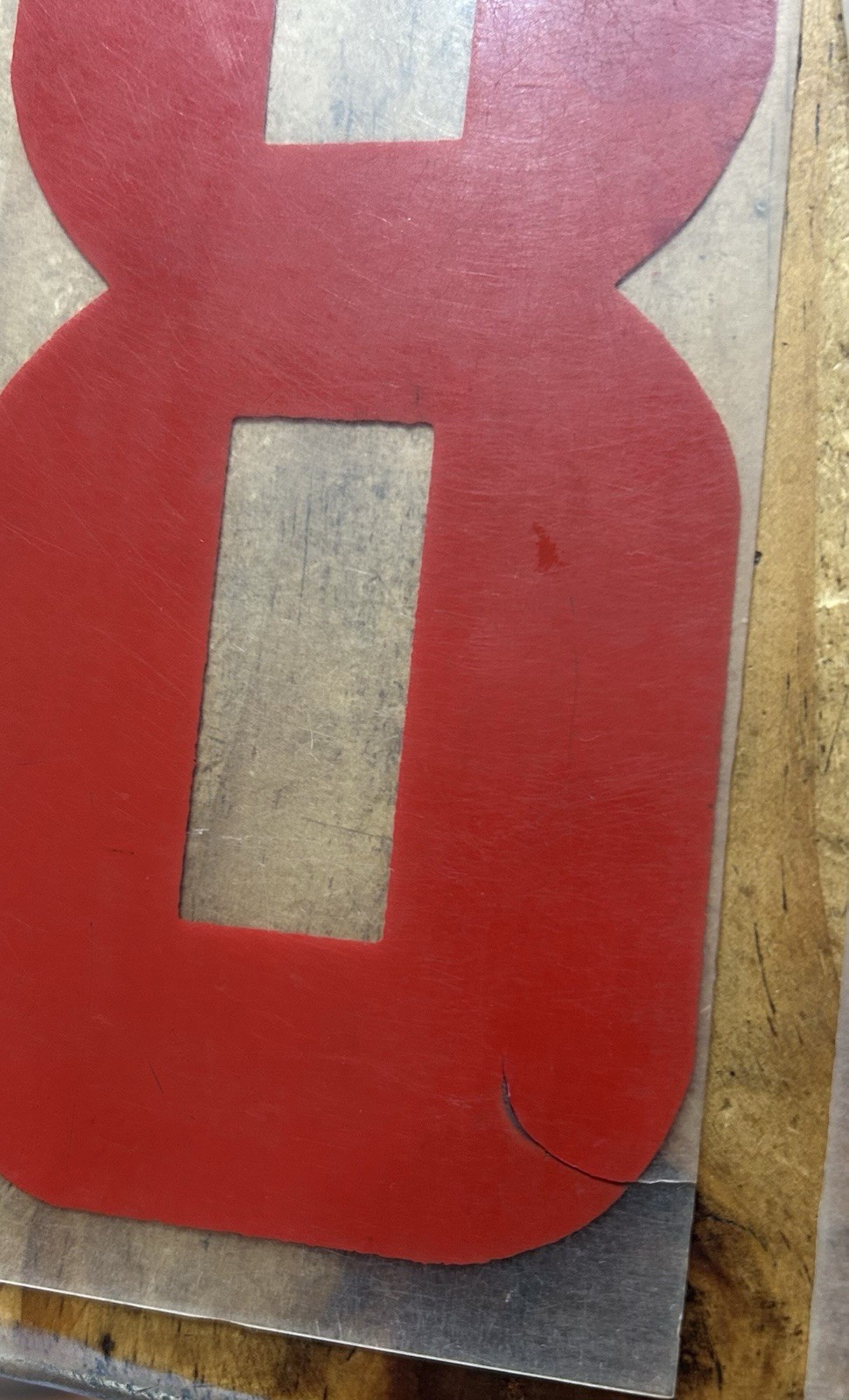 Lot of 25 Vintage Marquee Billboard Sign 9″ Panels w/ 8″ Red Numbers & Symbols