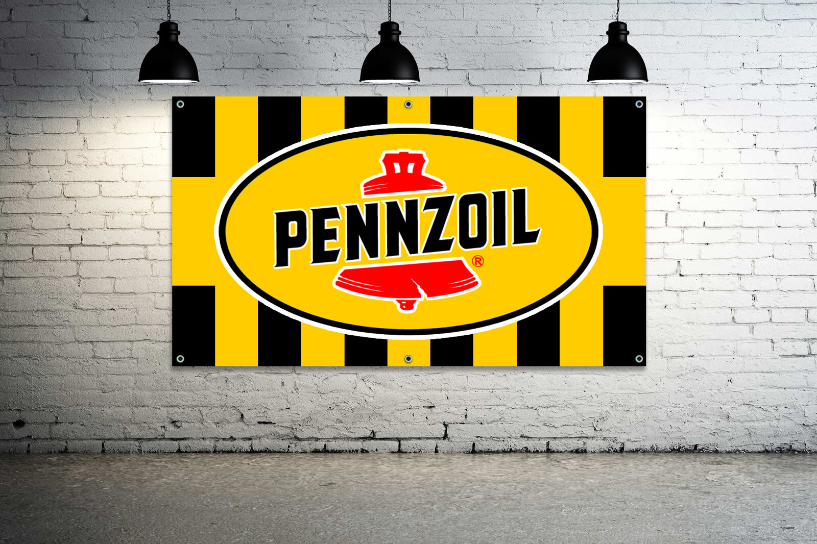 For PENNZOIL Brand Exposure Vinyl Banner Sign Auto Mechanic Oil Change Shop New