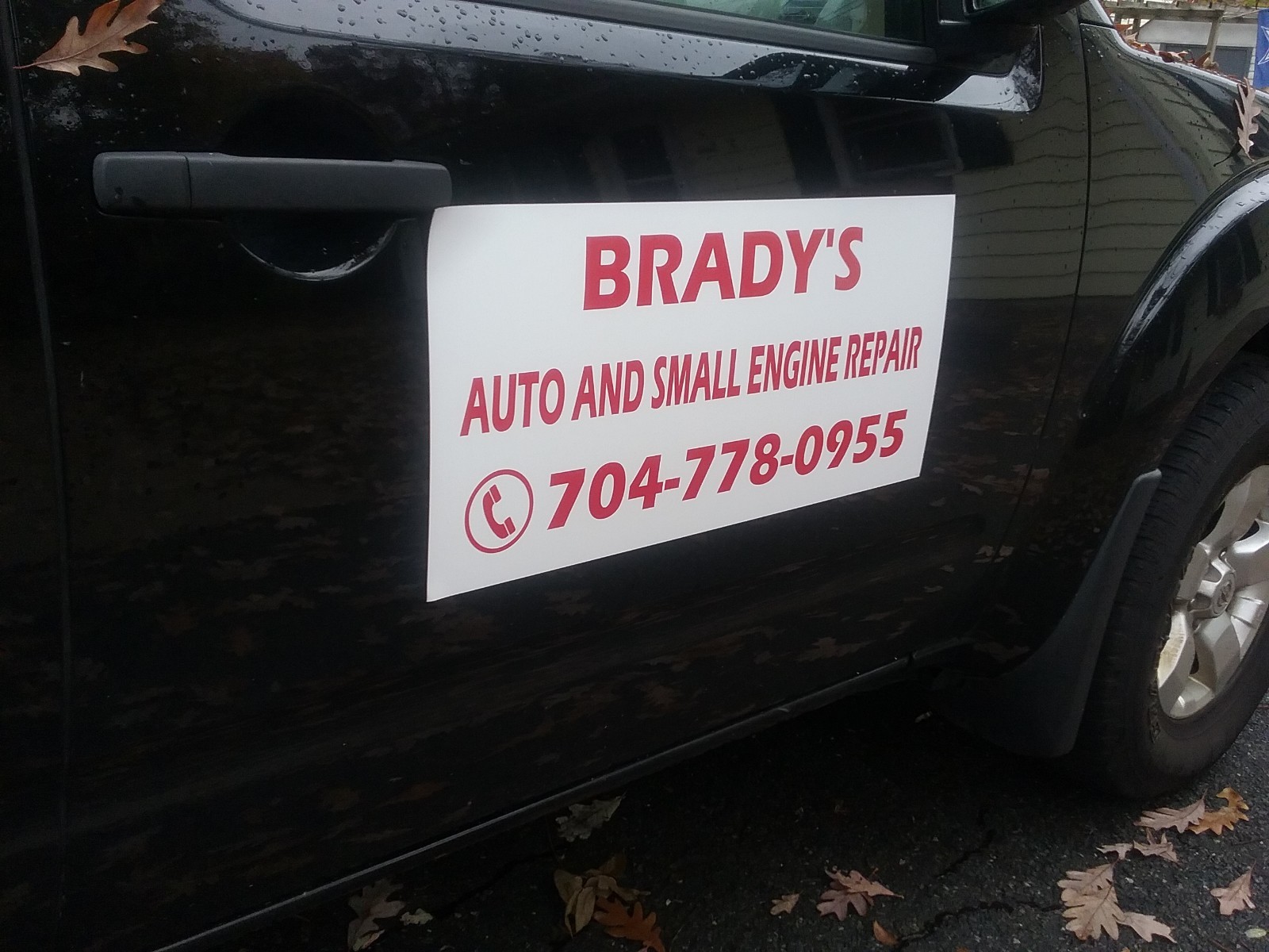 24″ x 12″ Custom Vehicle Magnets Magnetic Auto Truck Van Car Signs, 1 pc