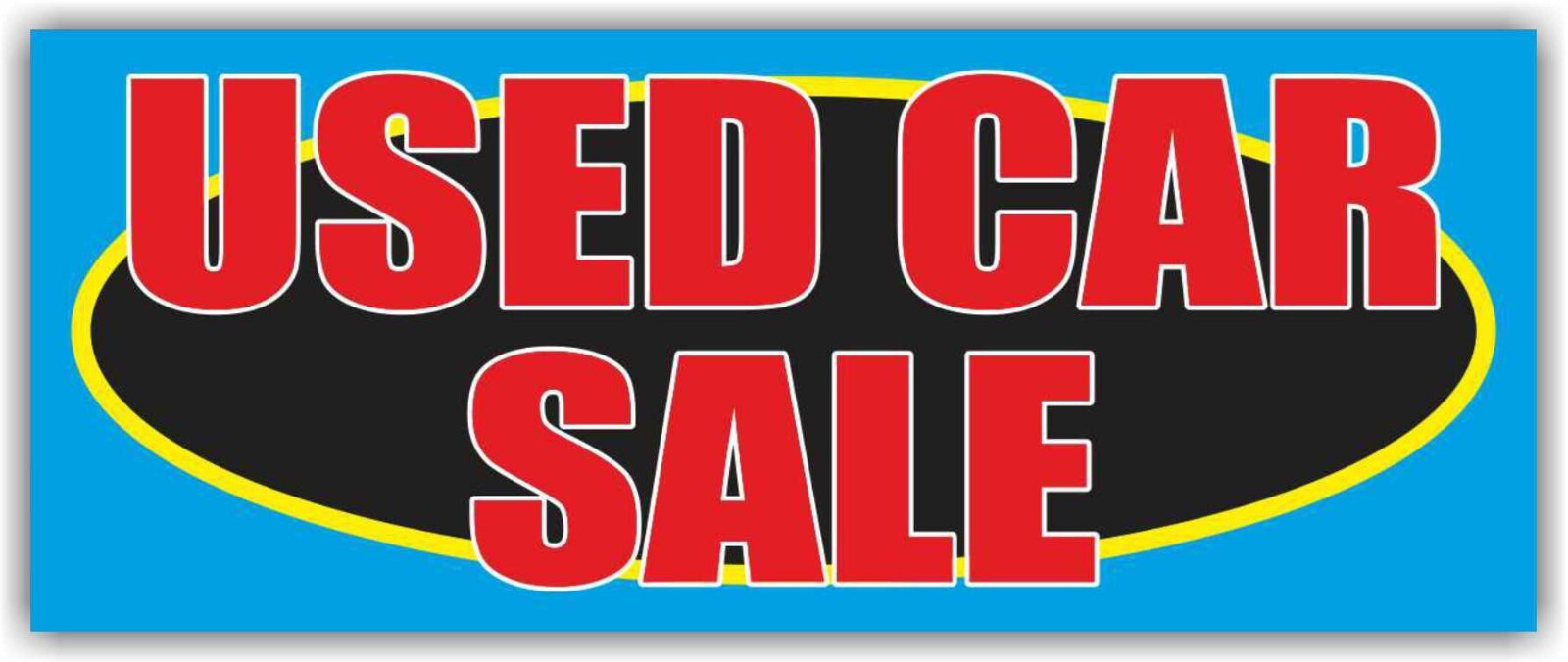 USED CAR SALE Advertising Banner Vinyl Mesh Sign Service AUTOS USADOS Auto Body