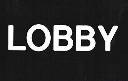 Floor number Sign – Lobby sign Engraved Plastic-REF24-1027