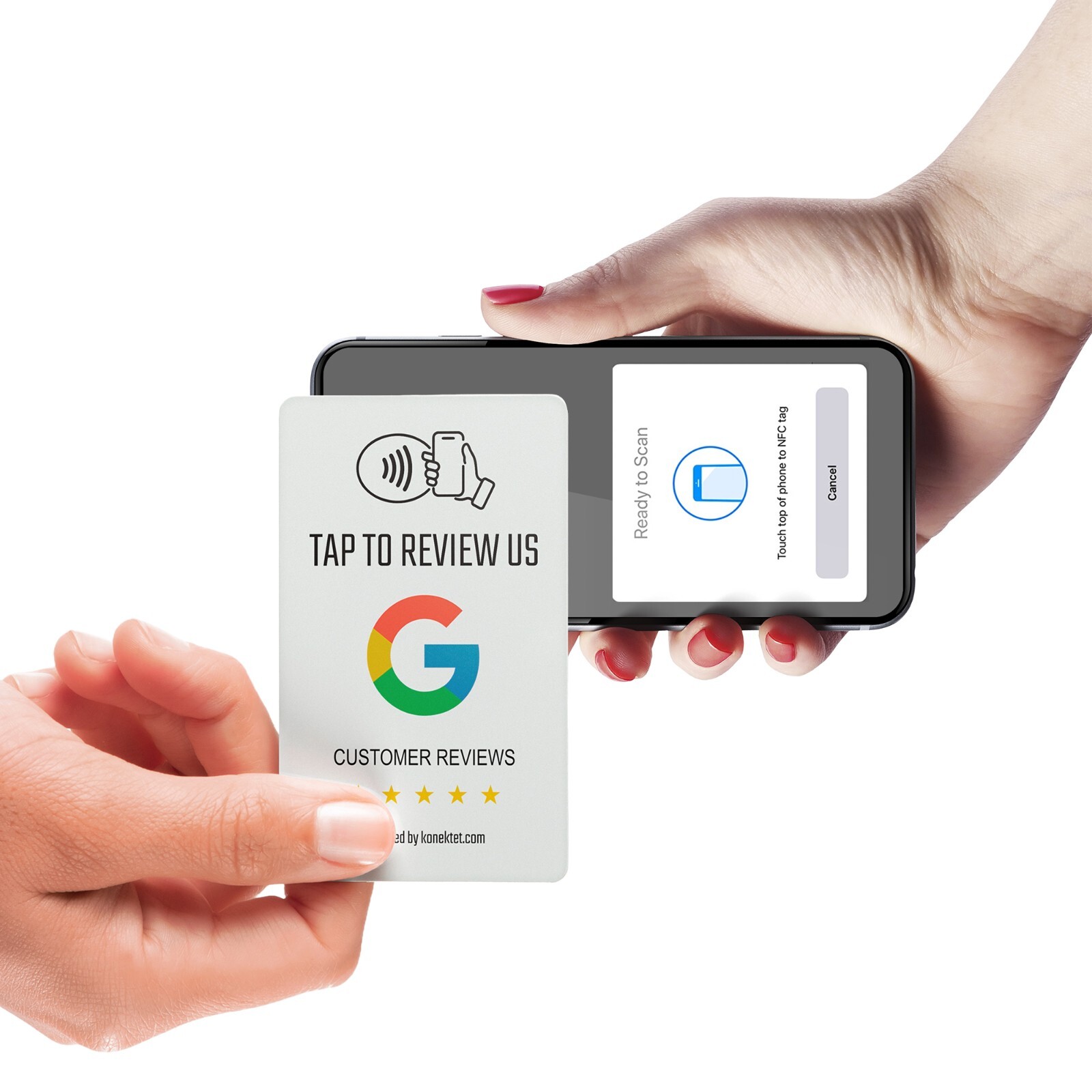 (x6) NFC Google Review Tap Cards, 🚀Skyrocket Your Online Reputation