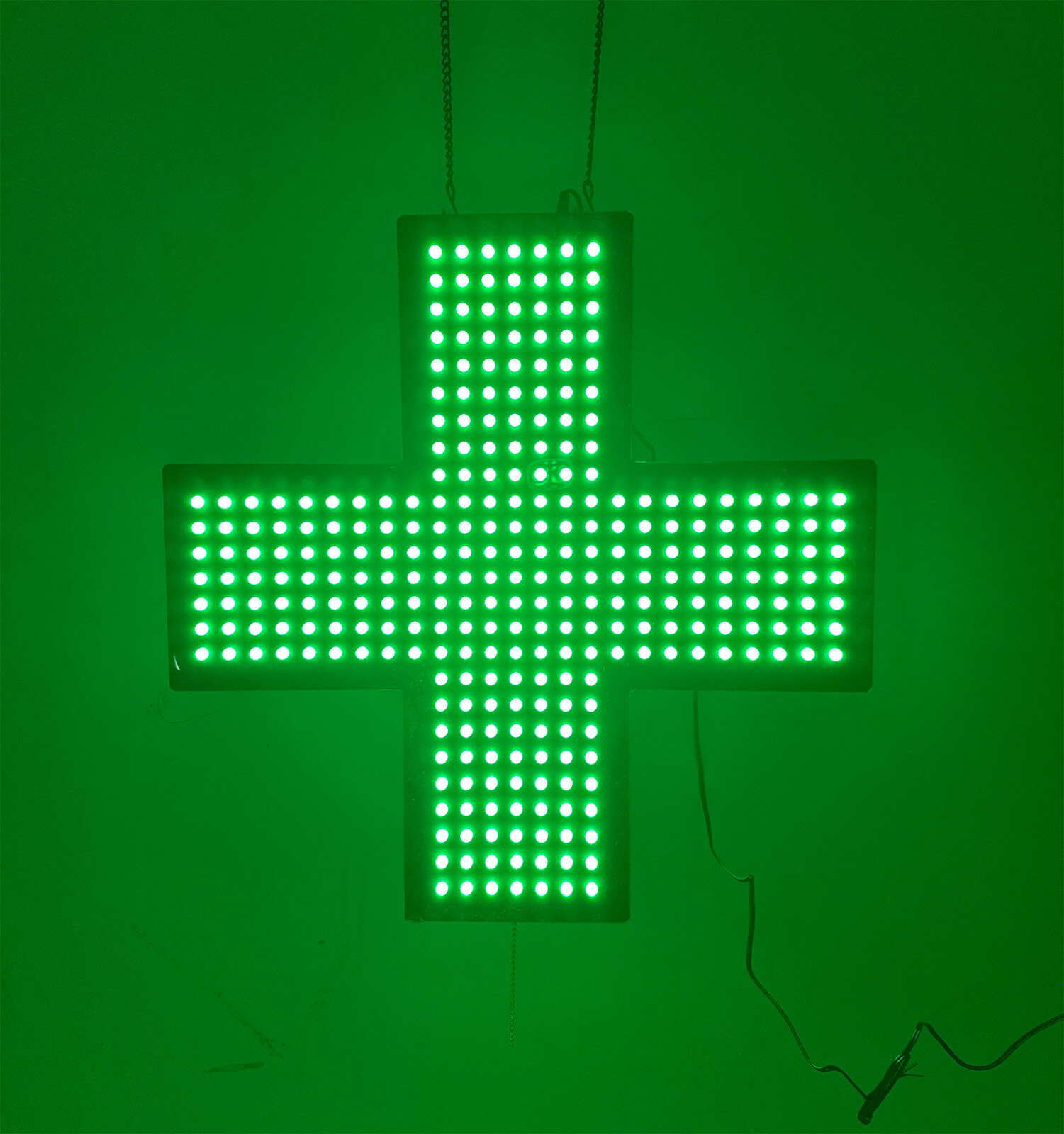 19″ x19″ Indoor Dispensary Green Medical Cross Window Display LED Sign 3 Mode