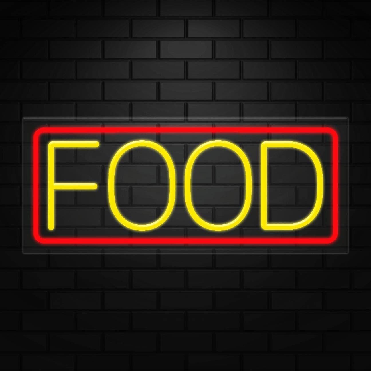 Food Neon Sign for Retail Displays | LED Flex Neon | 24″W x 10″H x 1″D
