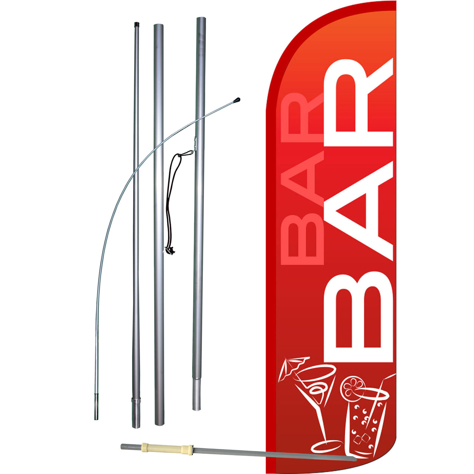 Bar Swooper Flag Kit