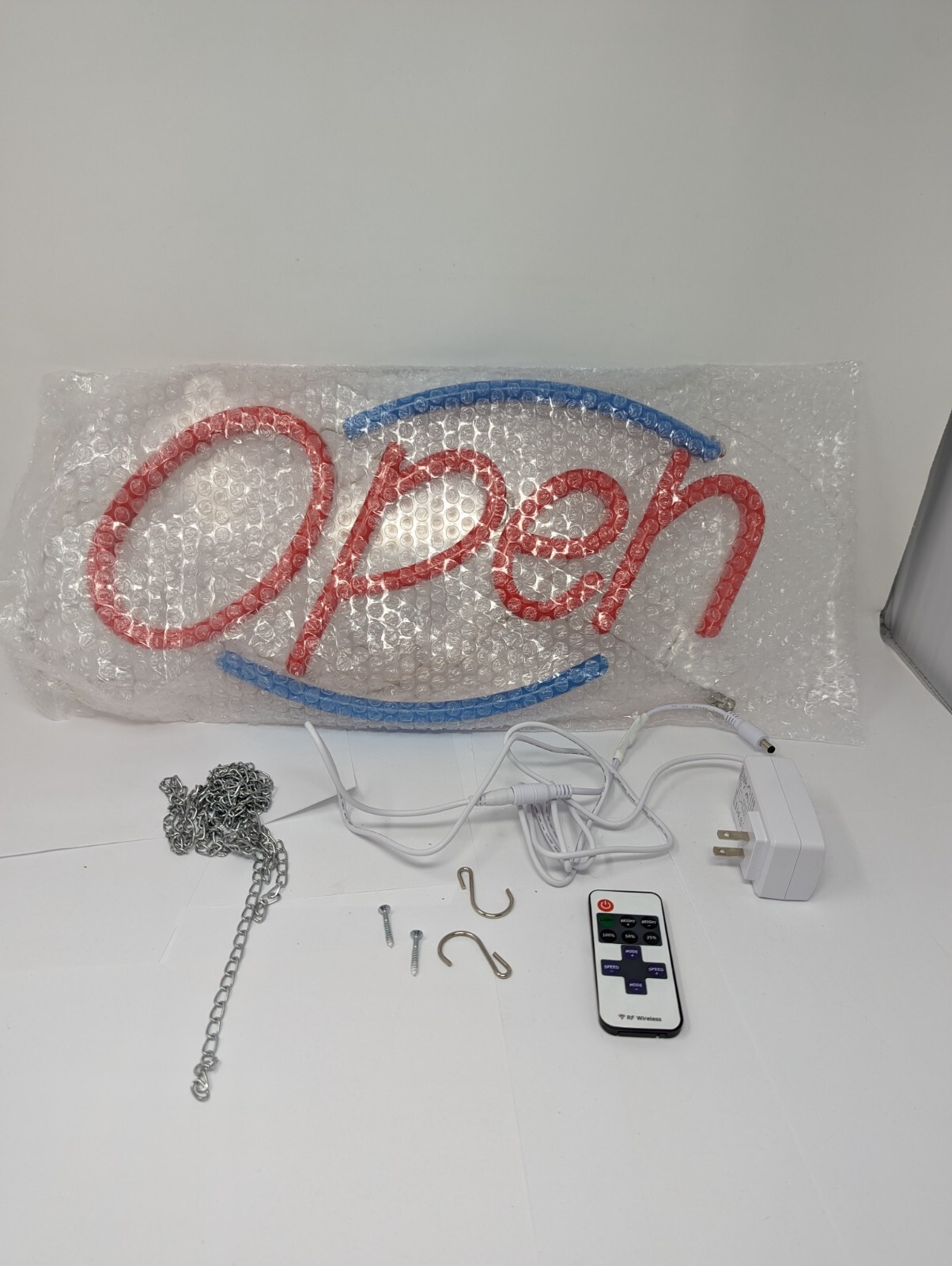 OPEN SIGN 22” Electric LED Lighted OPEN Sign Ultra-Bright Hillman