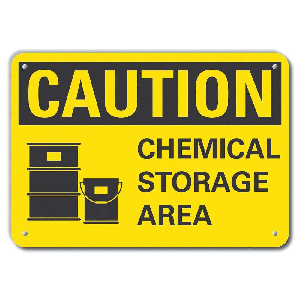 LYLE LCU3-0128-NP_10x7 Caution Sign,7 inx10 in,Plastic 460D75