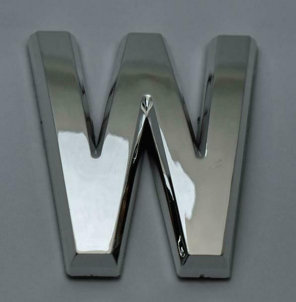 1 PCS – Apartment Number Sign/Mailbox Number Sign,. Letter W ….-REF24-1027