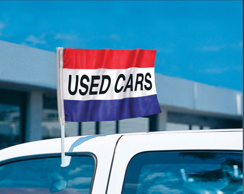 50pcs only $49.99. $1/each. Free shipping. Used cars Flags dealer. Anti-wind.