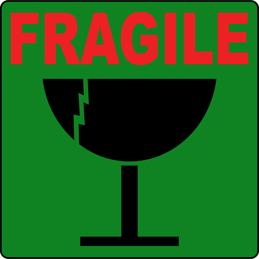 FRAGILE 2 | Adhesive Vinyl Sign Decal