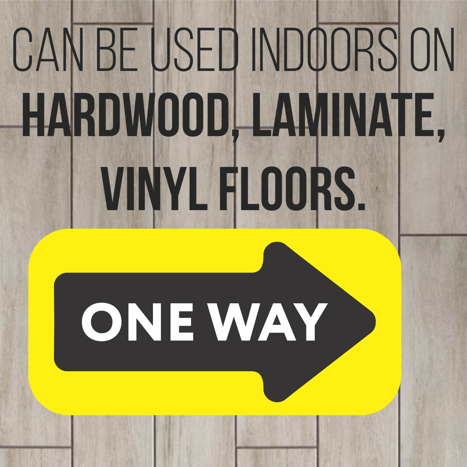 One Way Arrow Floor Decal Hard Floor 20 Pack Anti Slip Wayfinding Vinyl Stickers