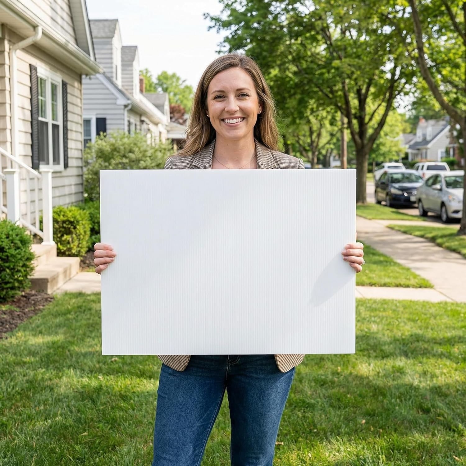 10 Large Yard Signs with Stakes – Weatherproof