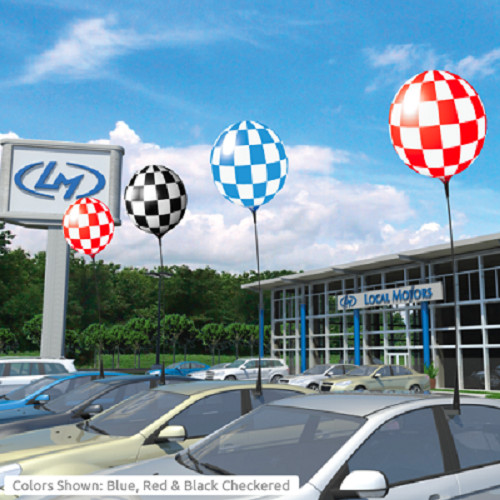 Reusable Balloon Car Window Clip On Kit