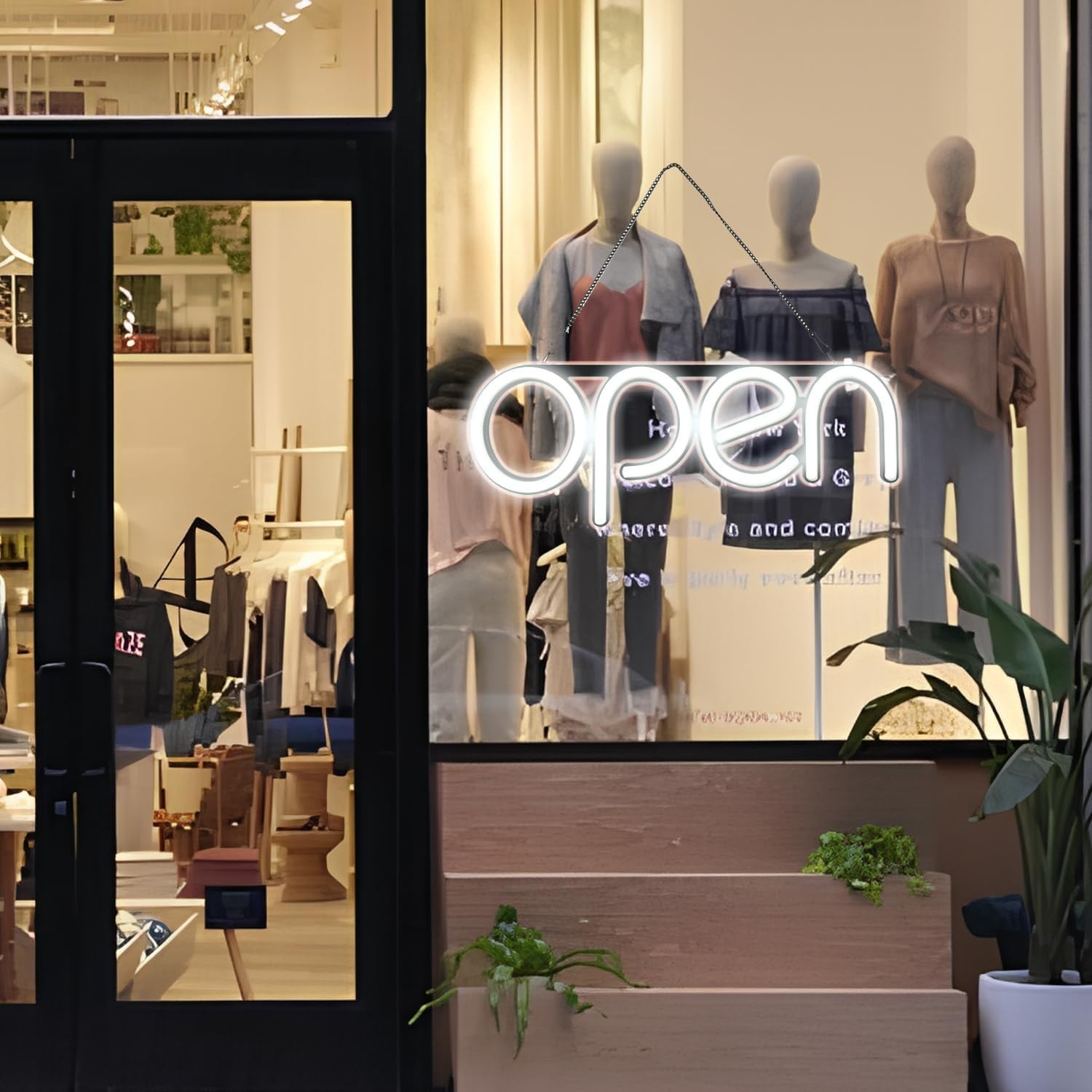 16×6 Customizable LED Open Sign – Eye-Catching for Businesses of All Types