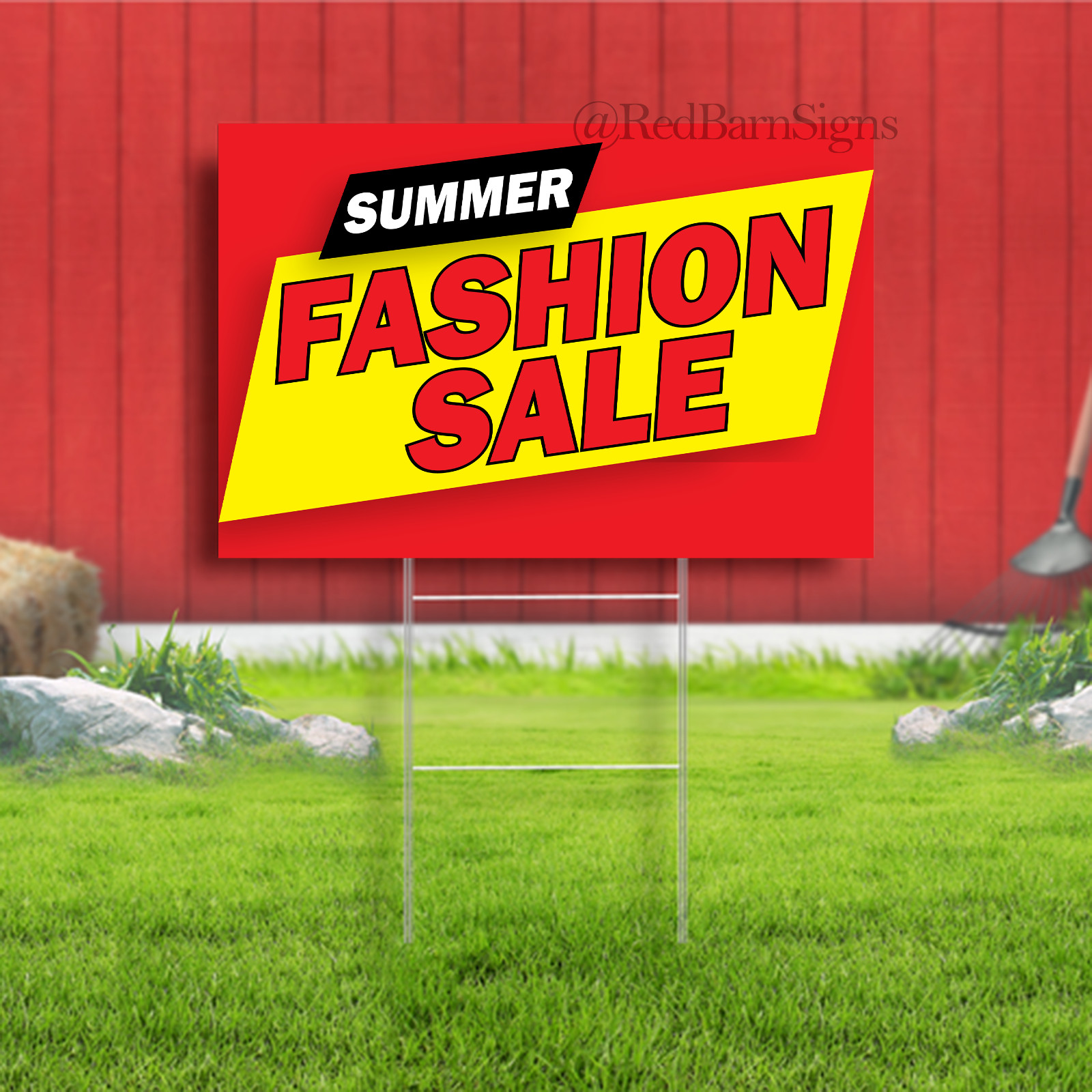 Summer Fashion Sale Indoor Outdoor Yard Sign