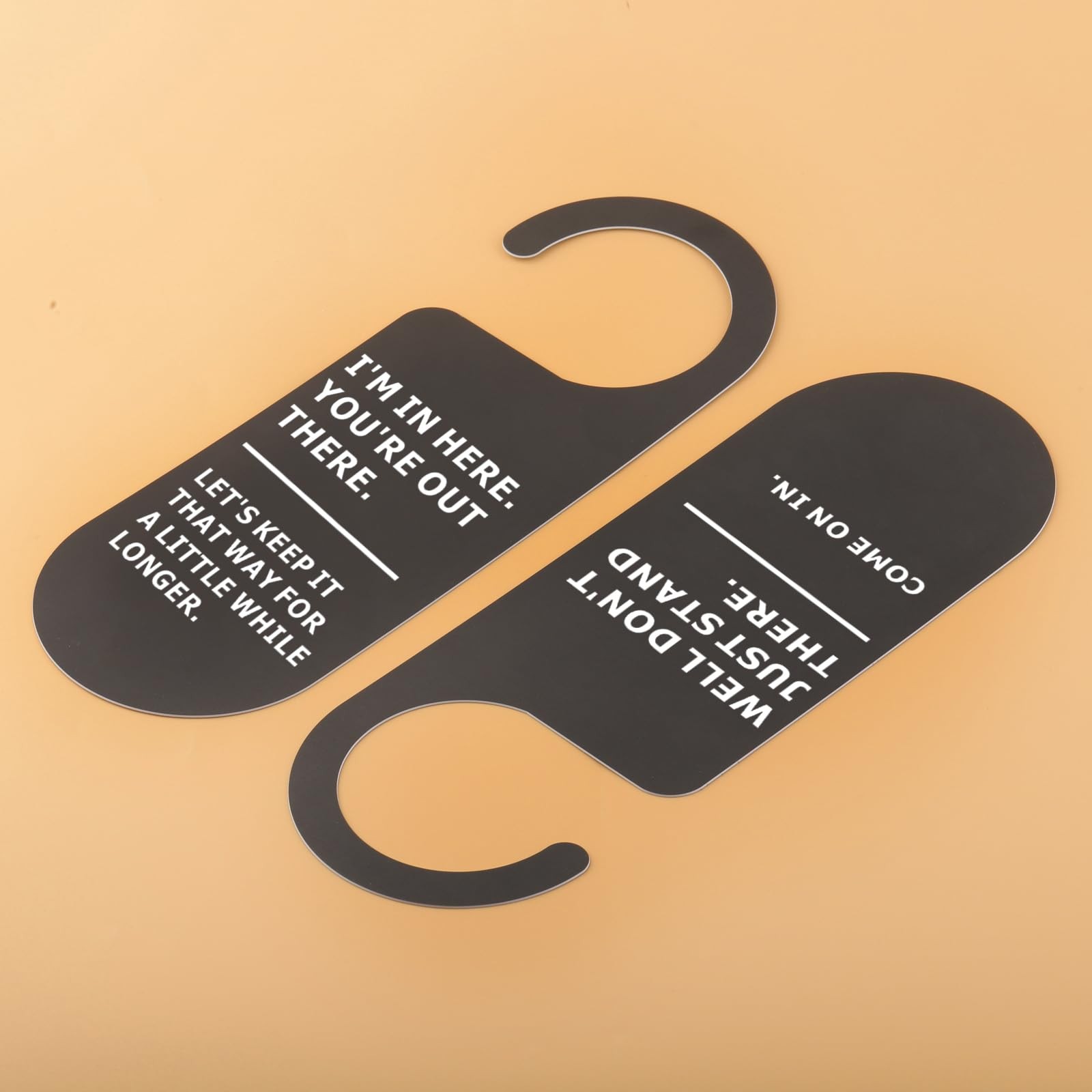 2 Pcs Funny Do Not Disturb Sign Work Door Hanger Unless Youre Dying Sign for …