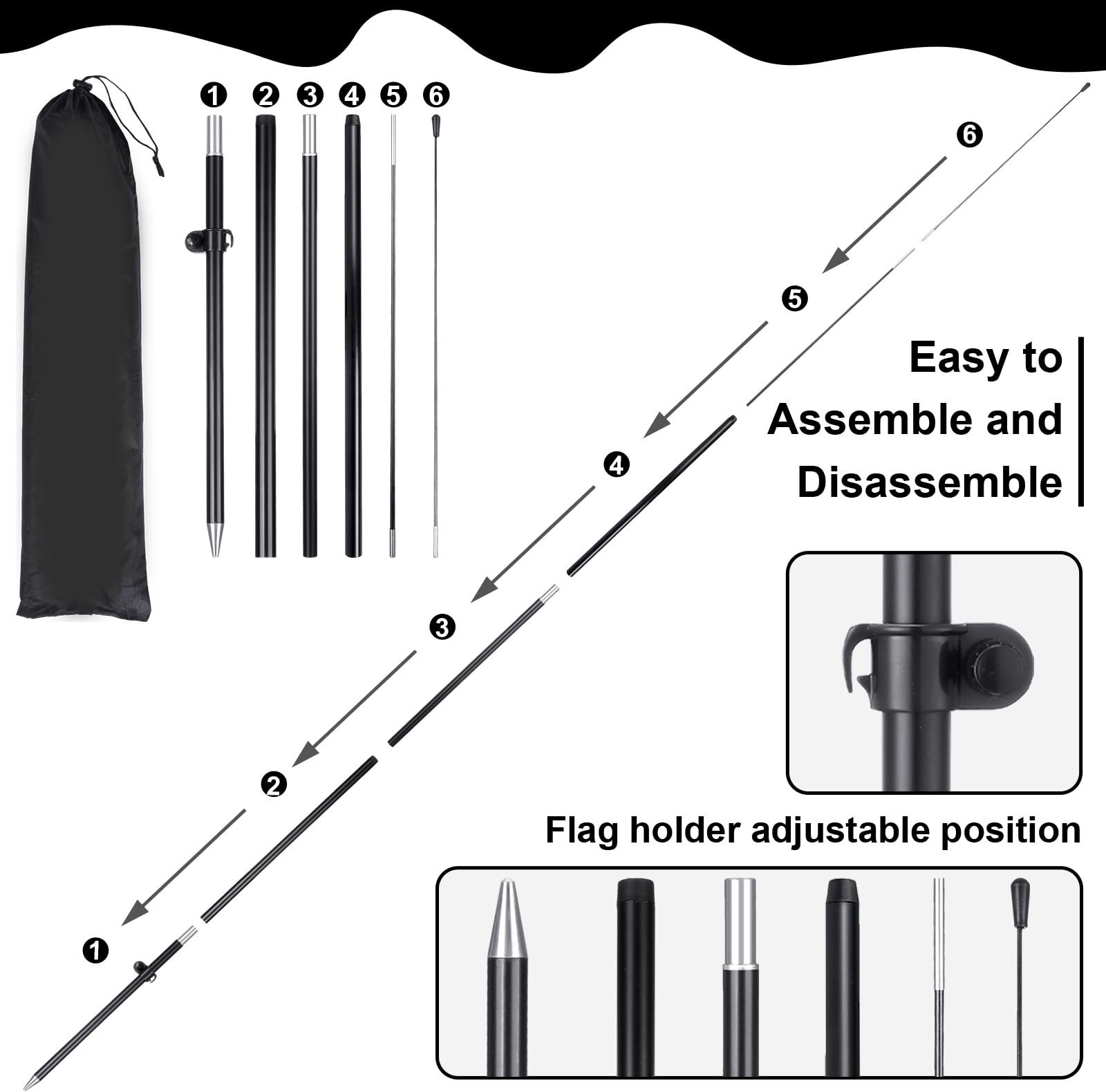 Buryeah 2 Sets Hot Dogs Feather Flag Kit 7 X 5.4 Ft Hot Dogs Swooper Flag Pole