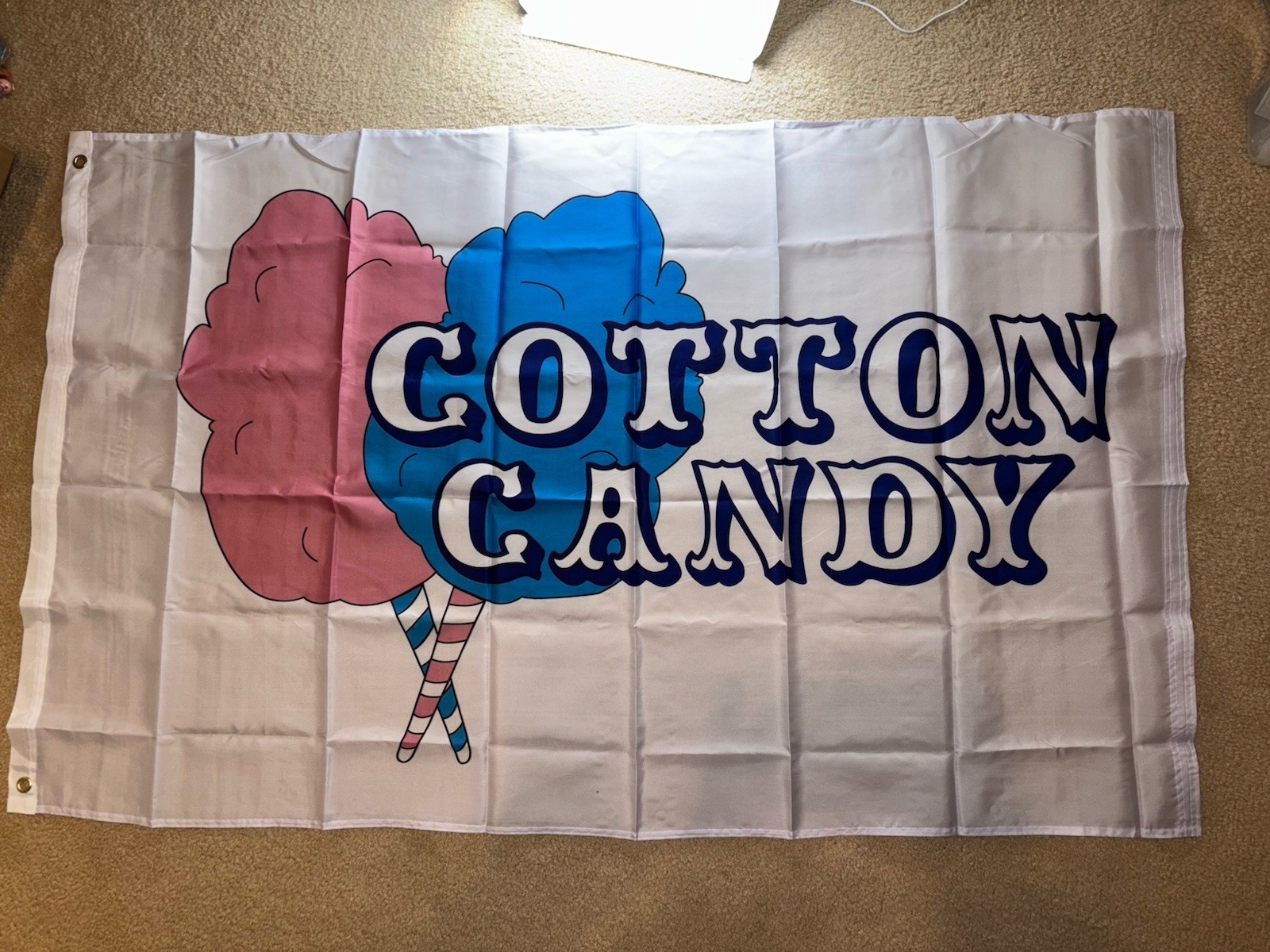 Cotton Candy Flag 3×5 ft Advertising Sign Food Concession Snack Bar Store Fair