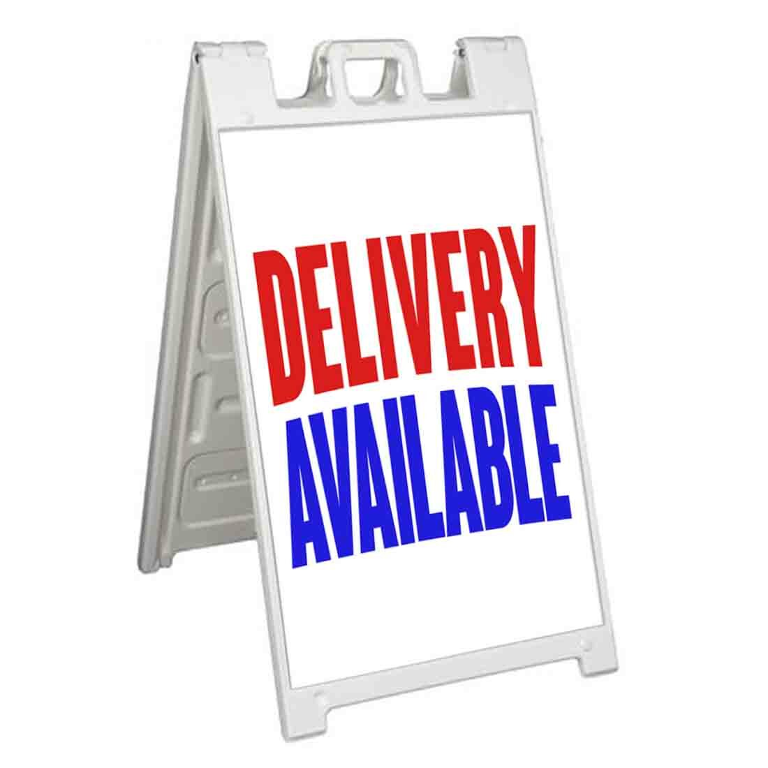DELIVERY AVAILABLE Signicade 24×36 Aframe Sidewalk Sign Banner Decal CARRIAGE