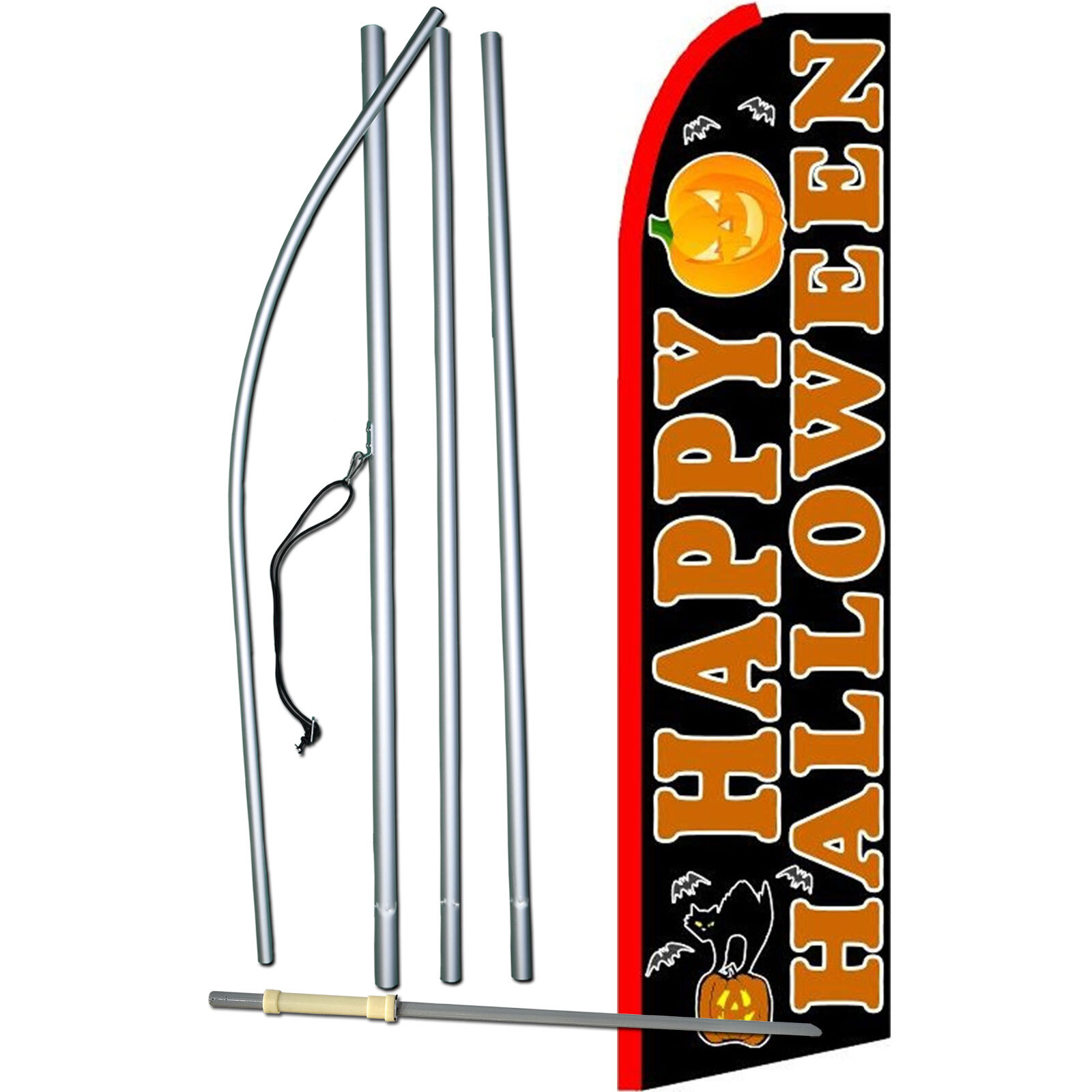 Happy Halloween Complete Swooper Flag Bundle