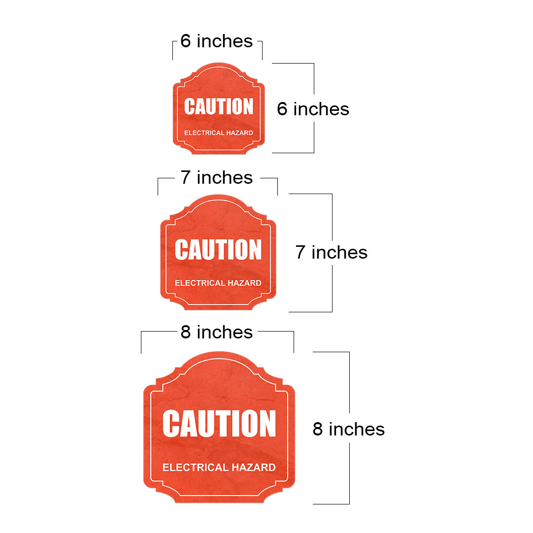 Heritage Plus Caution – Electrical Hazard Wall or Door Sign | Business Signage