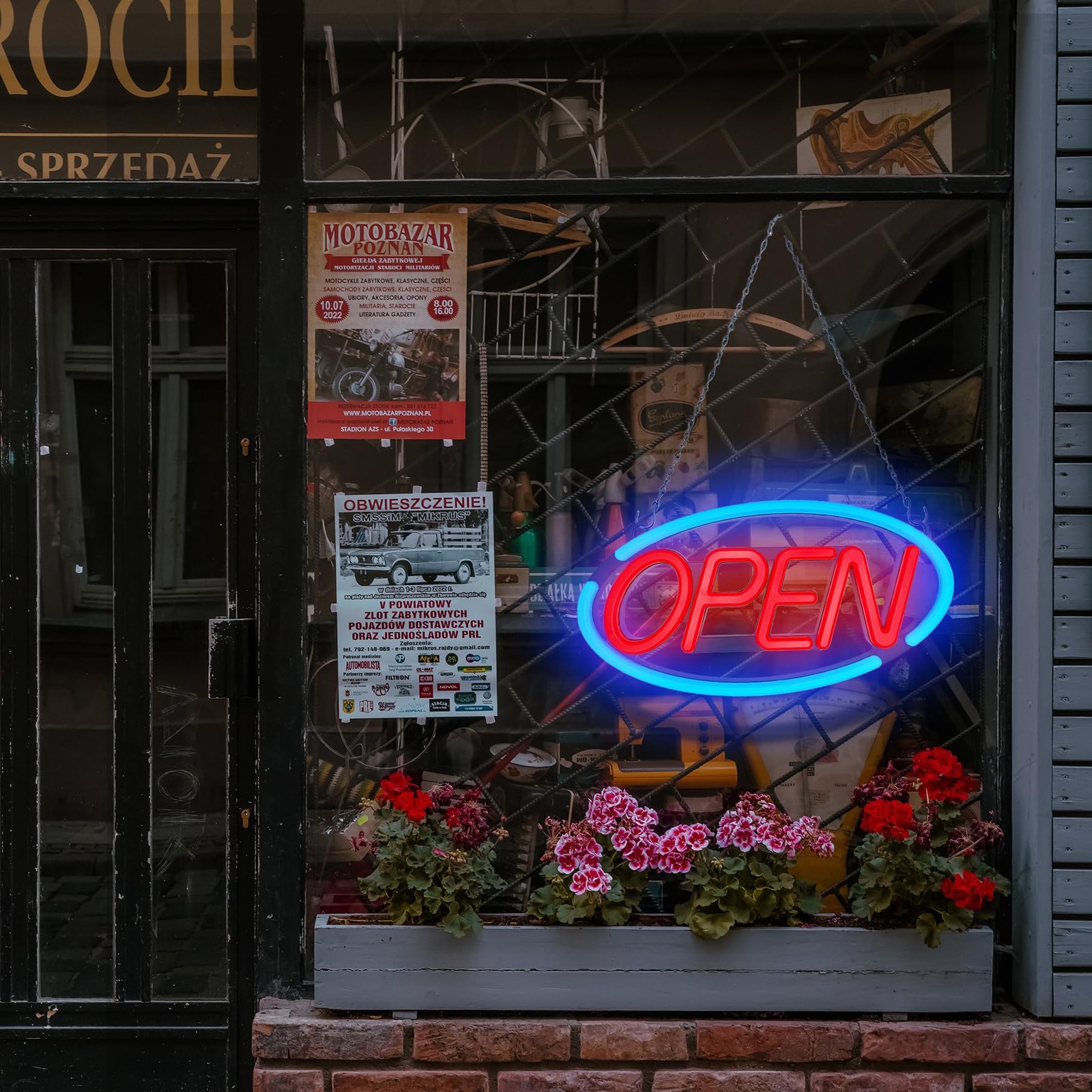 LED Open Sign 24×12 Inch Bright with Remote Control – Attract Customers