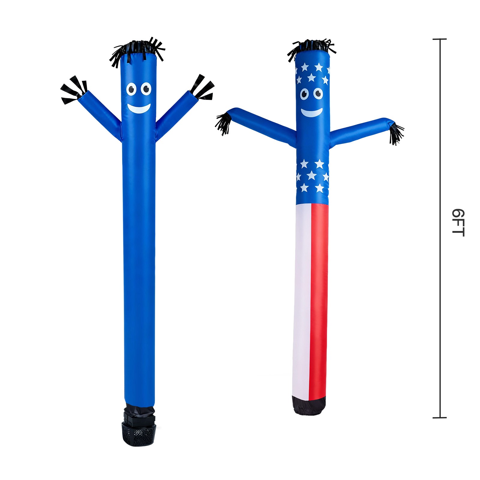 Uimoso Inflatable Tube Man with Blower Fan, 1/15 HP, 6 ft Waving Dancing Figure