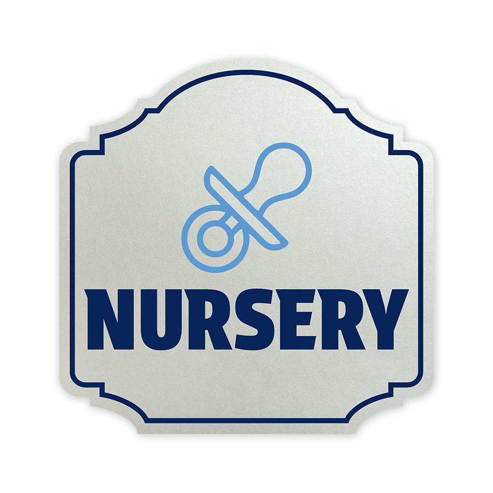 Heritage Plus Nursery Wall or Door Sign | Childcare Signage | Stylish Design