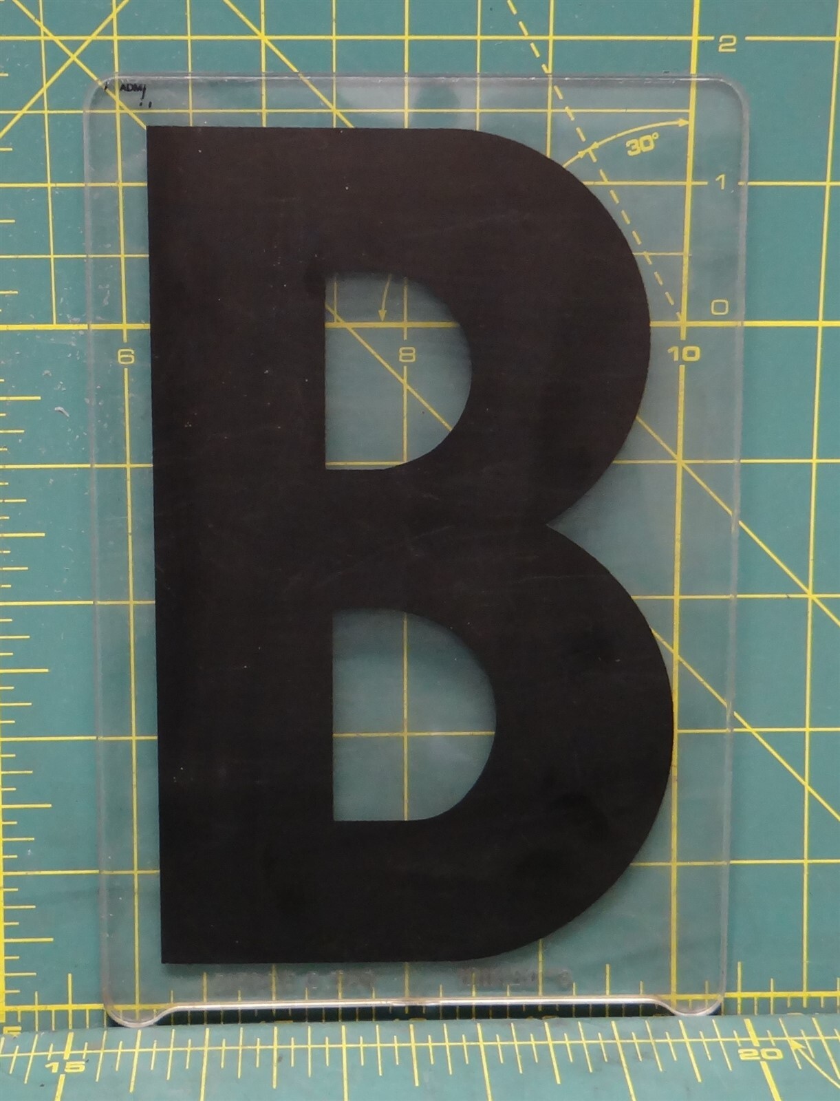 (B) 7″ x 4-1/2″ Acrylic Wagner Zip-Change Marquee Sign Changeable Letter