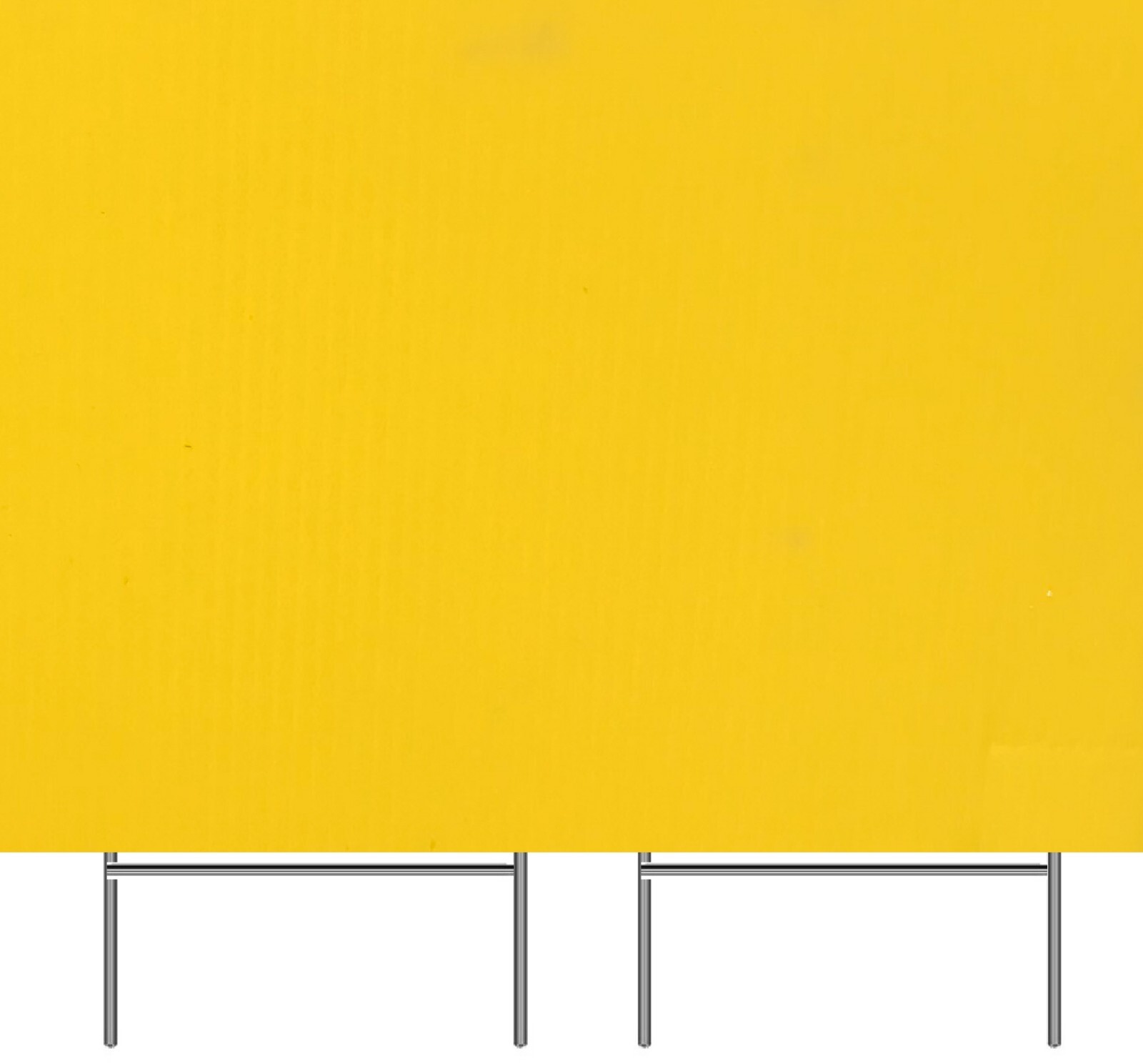 50 Pack Yellow Yard Signs 18”x24” & 100 H-Stakes 12” Brand New Ship Same Day