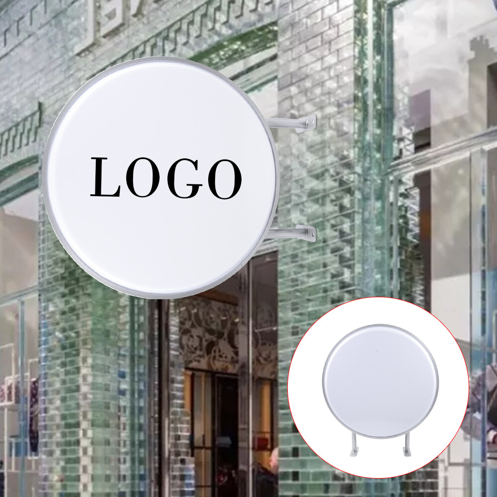 24″ Double Sided Outdoor Advertising Illuminated Projecting LED Light Box Signs