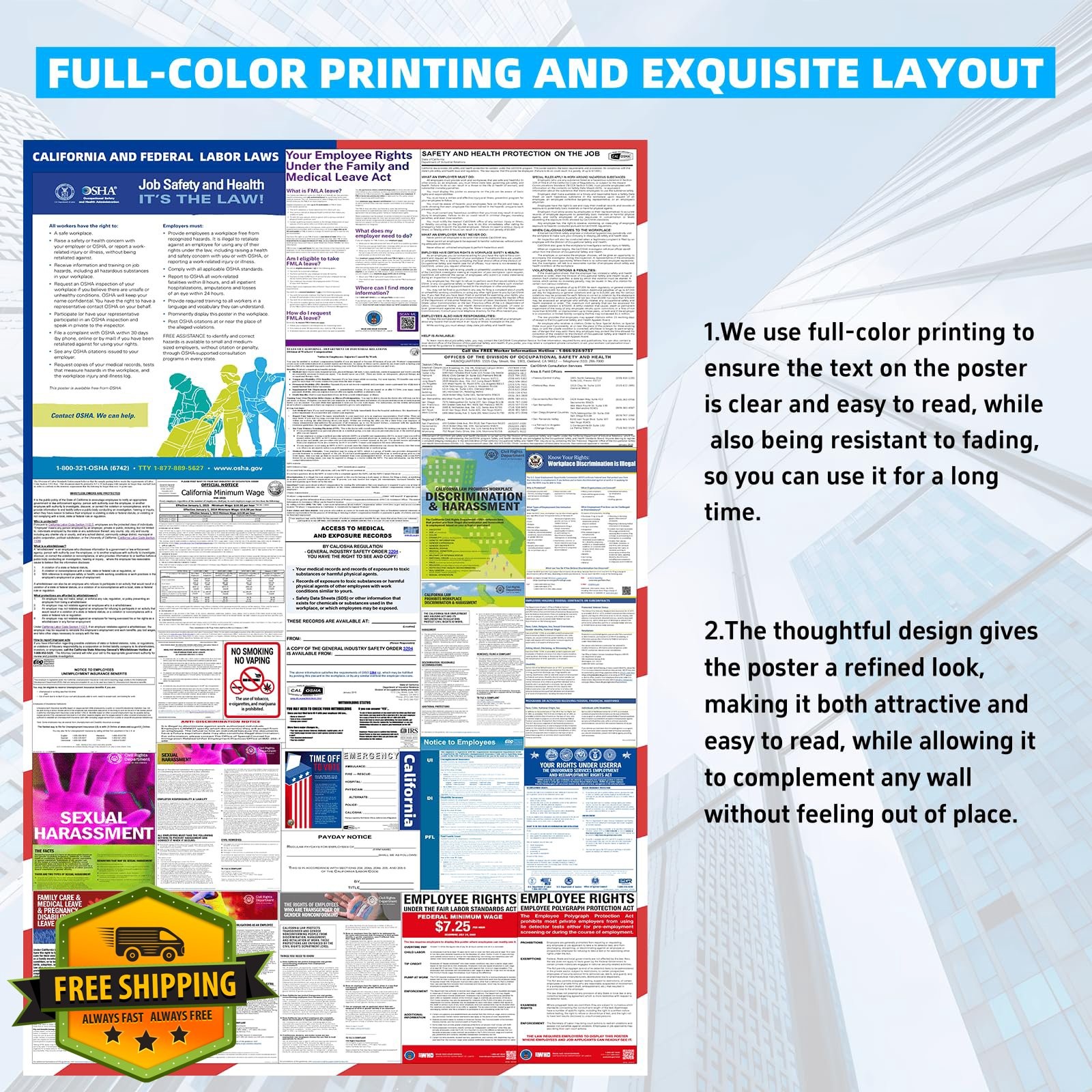 2026 Florida State and Federal Labor Law Posters – English Version – OSHA Com…