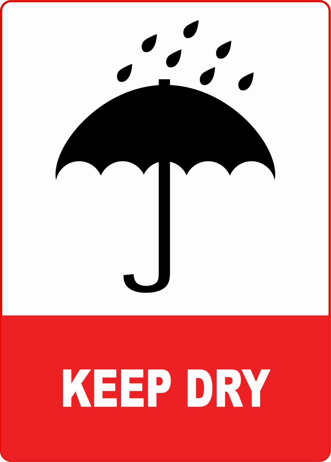 KEEP DRY | Adhesive Vinyl Sign Decal