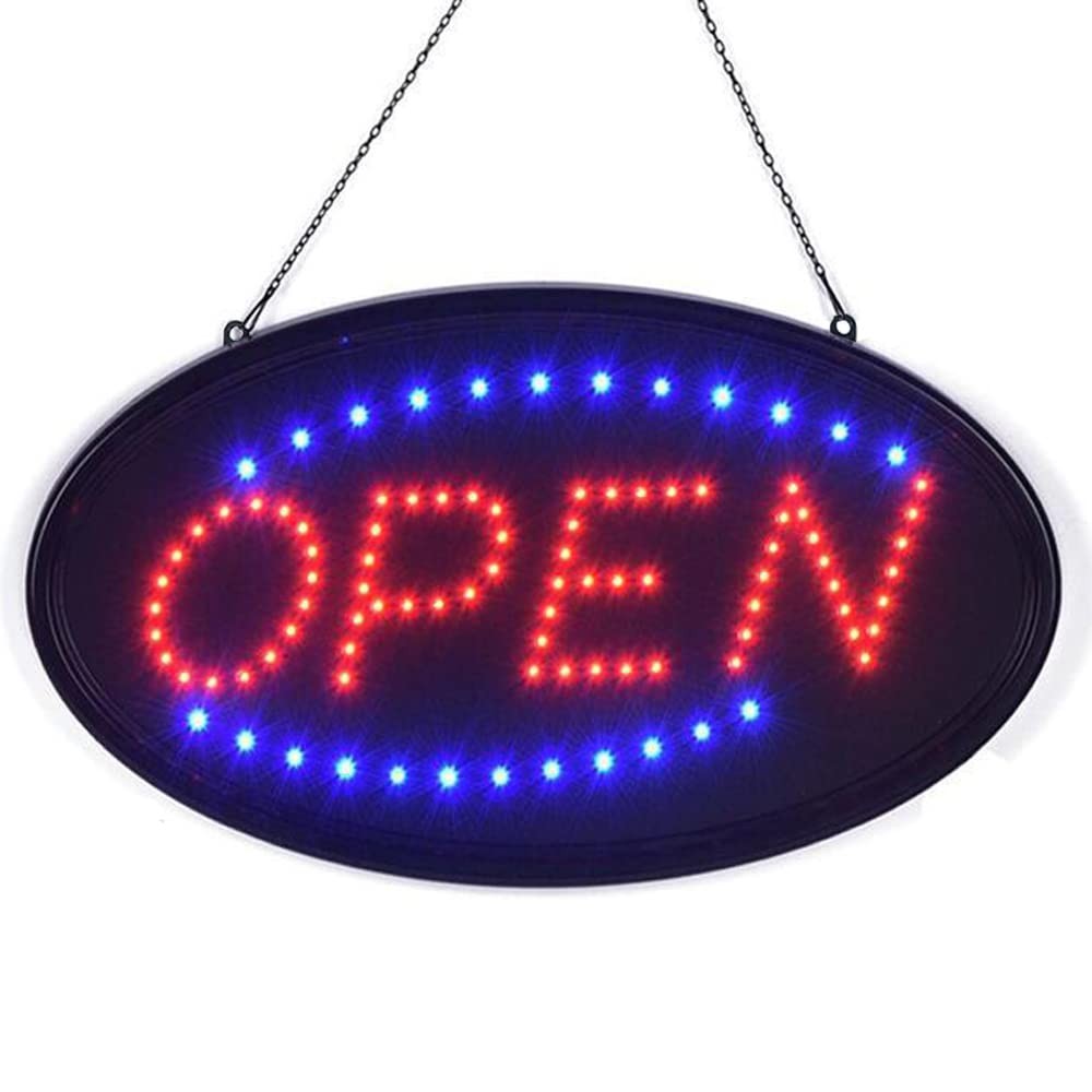 Bright LED Open Sign 19×10 Electric Display Board High Visibility Advertisement