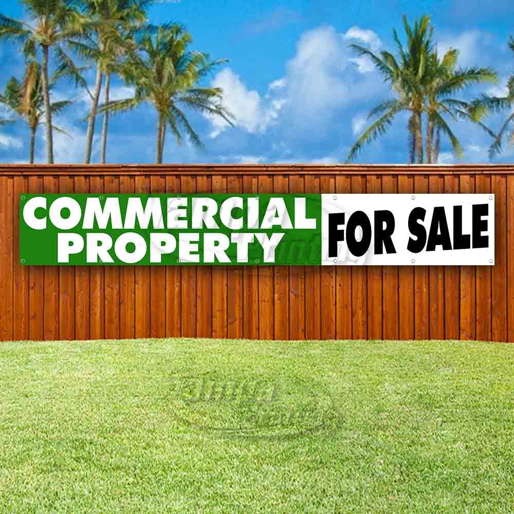 COMMERCIAL PROPERTY FOR SALE Advertising Vinyl Banner Flag Sign LARGE HUGE XXL