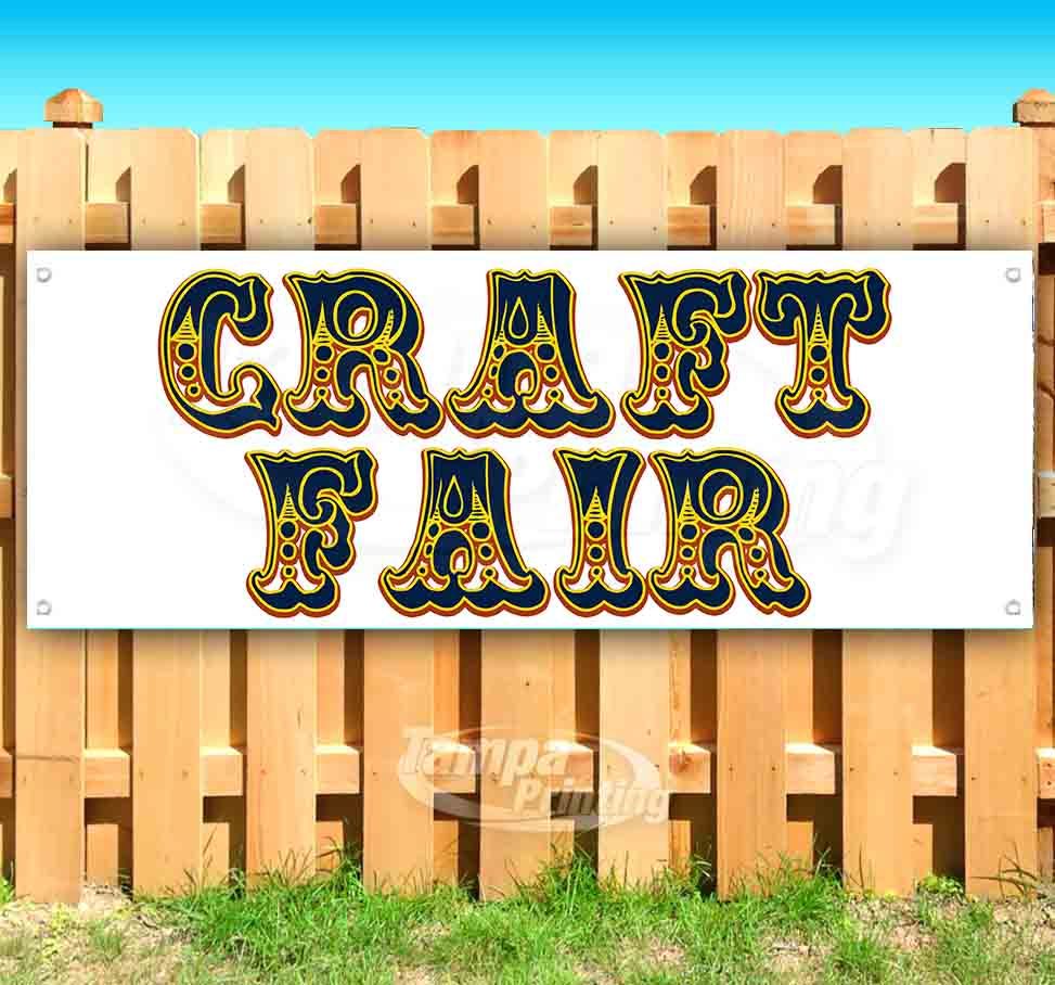 CRAFT FAIR Advertising Vinyl Banner Flag Sign Many Sizes