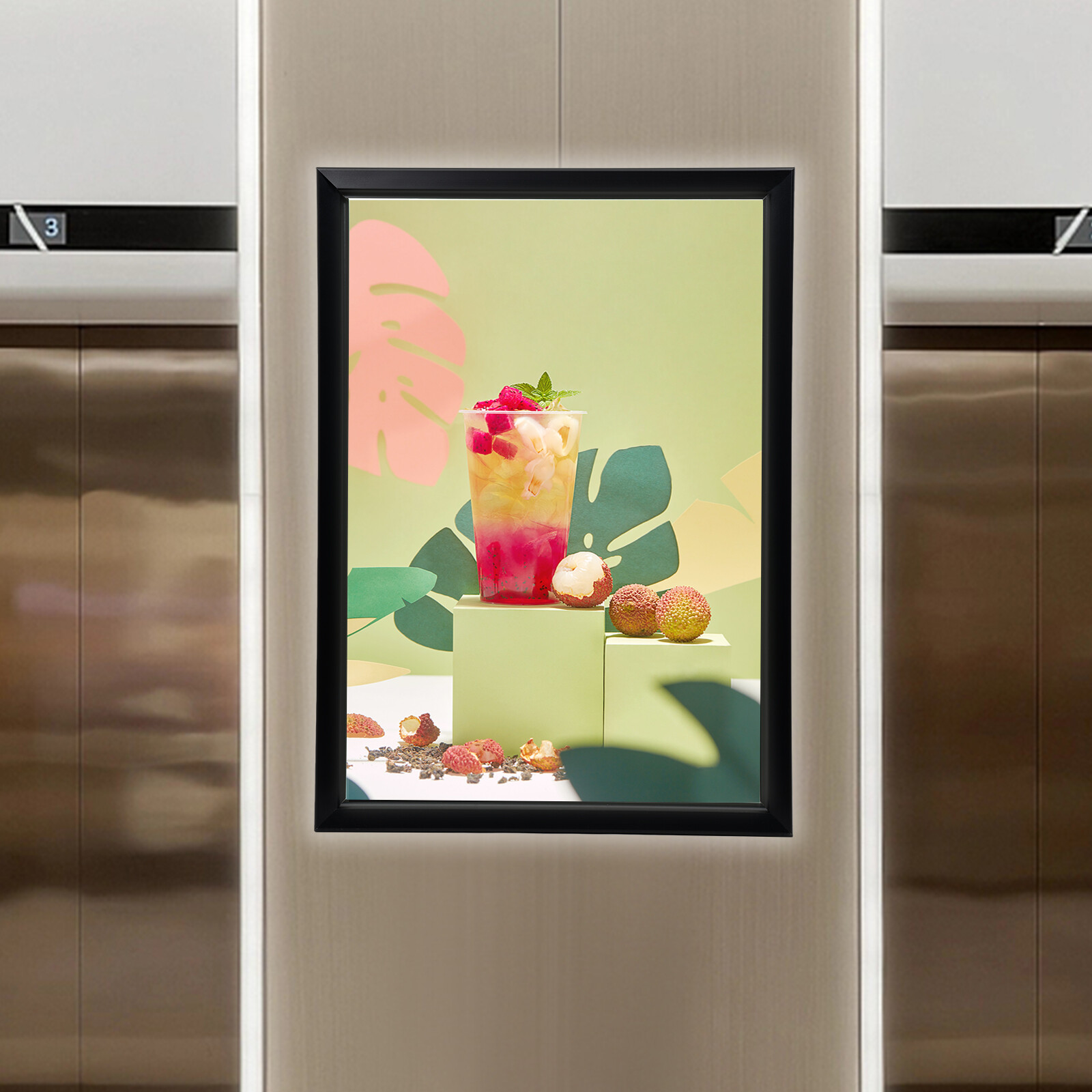 24″x33″ LED Light Box Backlit Movie Poster Art Picture Frame Advertising Display