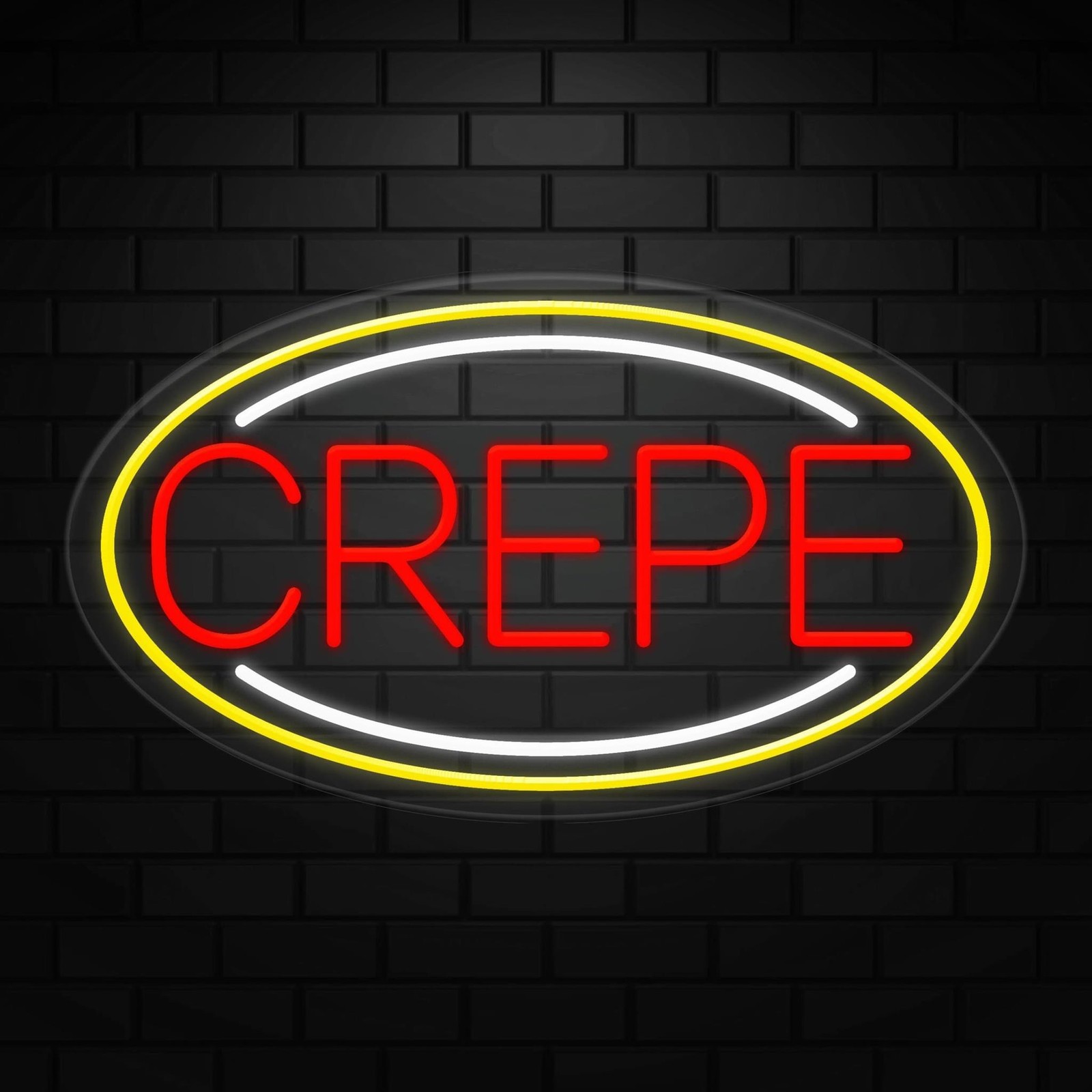 Crepe Neon Sign for Retail Displays | LED Flex Neon | 30″W x 17″H x 1″D