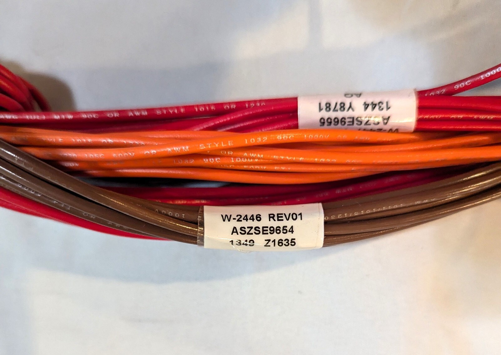 Lots Of Two [2] Daktronics Wire Harness Assemblies With (W-2446, W-2447, W-2448)