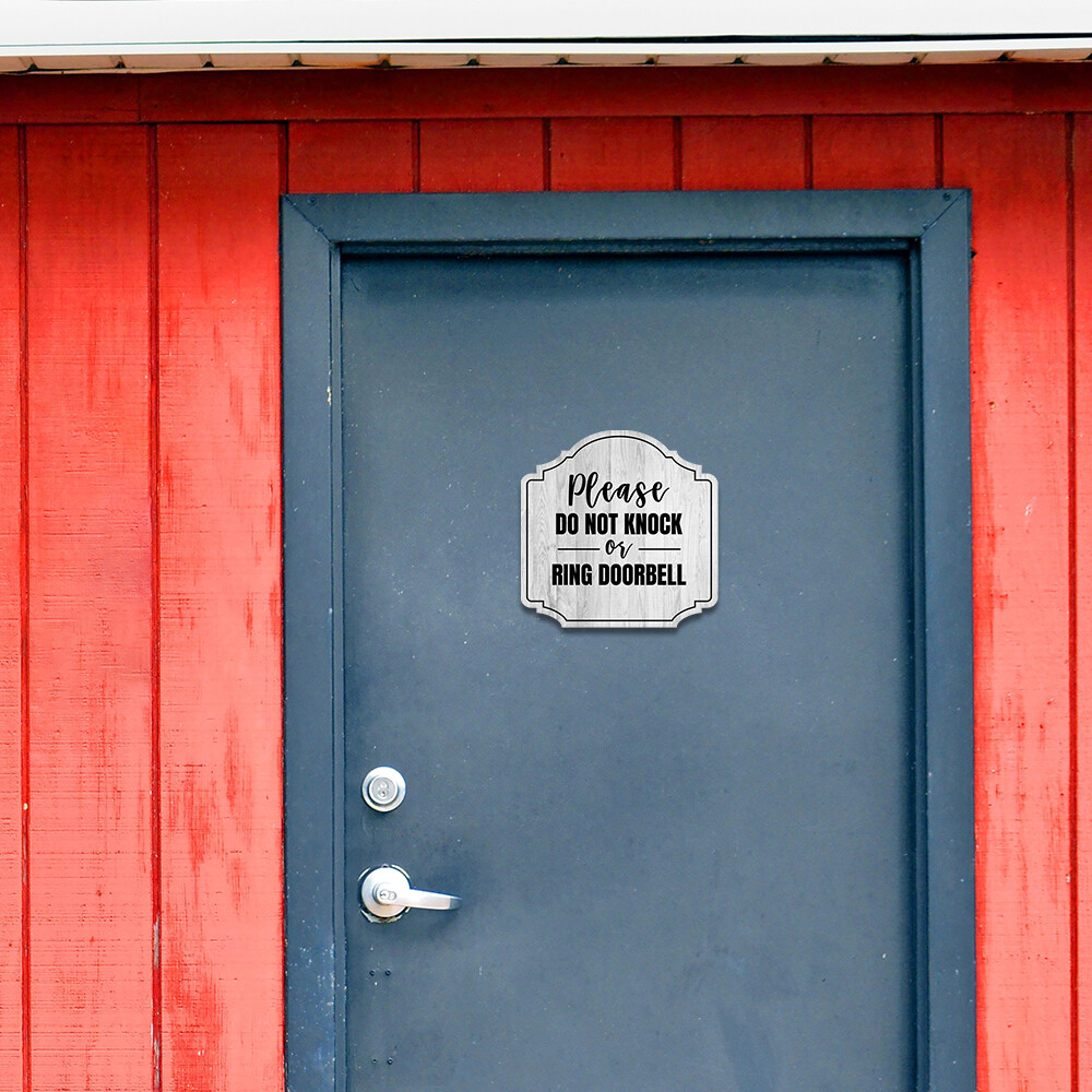 Heritage Plus Please Do Not Knock Or Ring Doorbell Wall or Door Sign