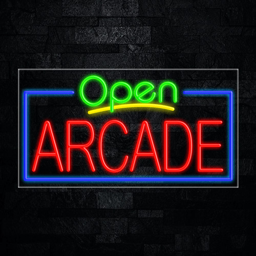 Arcade LED Neon Sign 33″L x 18″H #35614