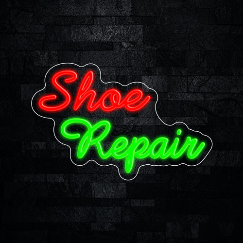 Shoe Repair LED Neon Sign 17″L x 11″H #33387
