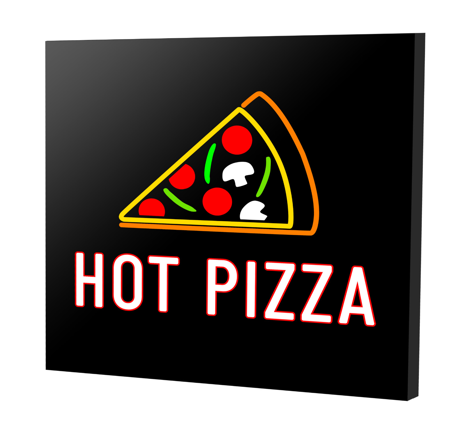 Pro-Lite *NEW* HOT PIZZA Sign LED BRIGHT