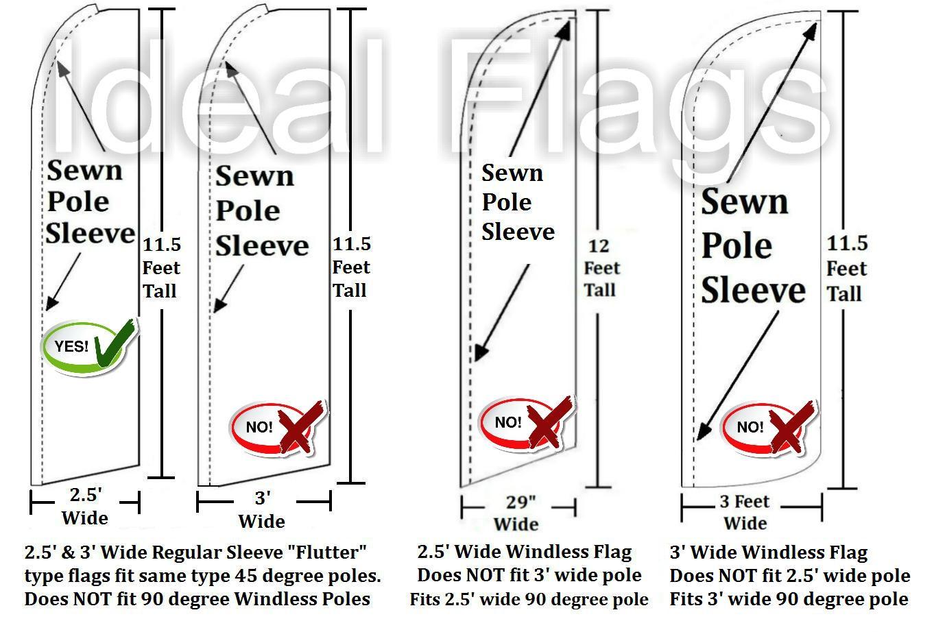 SALE PATRIOTIC FLUTTER FLAG Tall Curved Advertising Sign Feather Swooper Banner