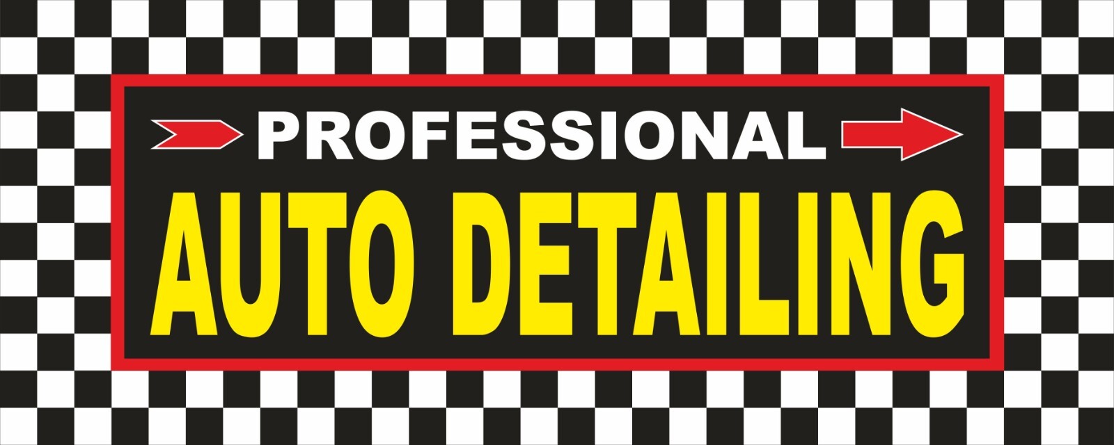 AUTO DETAILING Advertising Banner Vinyl Mesh Sign service repair cleaning car